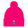 Apex Savage - Purple Skull - Pom-Pom Beanie