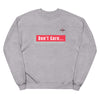 Apex Savage - "Don't Care" fleece sweatshirt