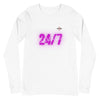 Apex Savage - 24/7 Savage - Long Sleeve Tee (Unisex)