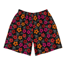  Apex Savage - Orange and Red Rose - Athletic All Over Shorts