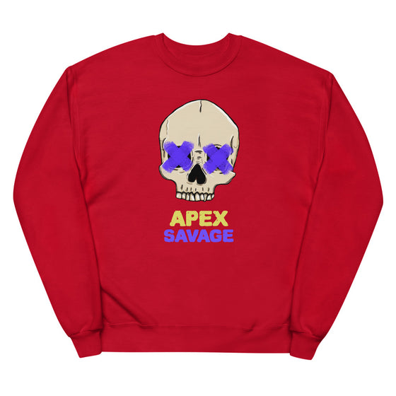 Apex Savage - Purple Skull - Fleece Sweatshirt