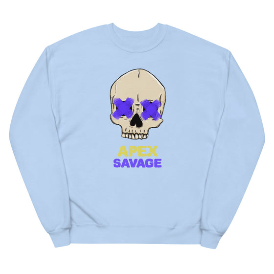 Apex Savage - Purple Skull - Fleece Sweatshirt