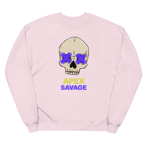 Apex Savage - Purple Skull - Fleece Sweatshirt