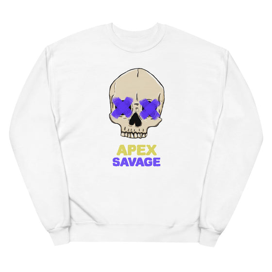 Apex Savage - Purple Skull - Fleece Sweatshirt