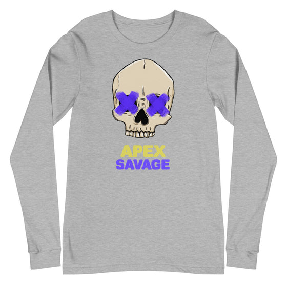 Apex Savage - Purple Skull - Long Sleeve Tee
