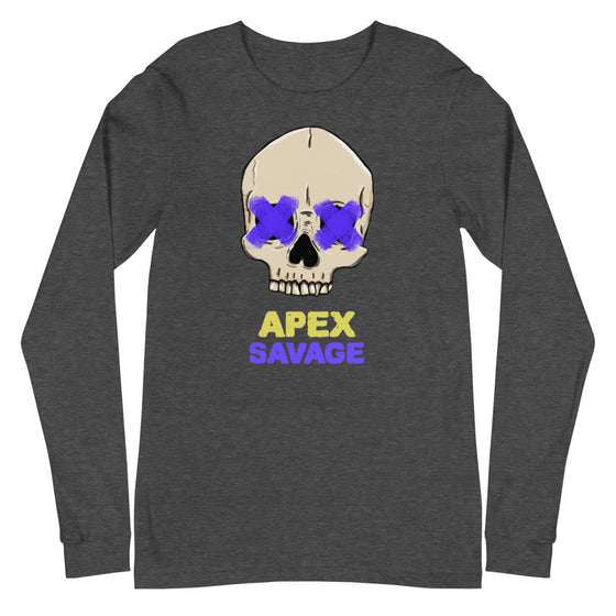 Apex Savage - Purple Skull - Long Sleeve Tee
