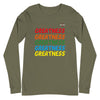 Apex Savage - Greatness Long Sleeve Tee