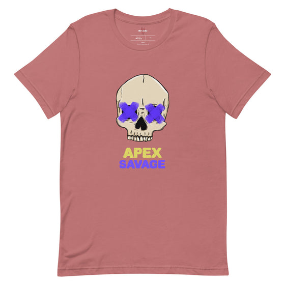 Apex Savage - Purple Skull - Short-Sleeve T-Shirt